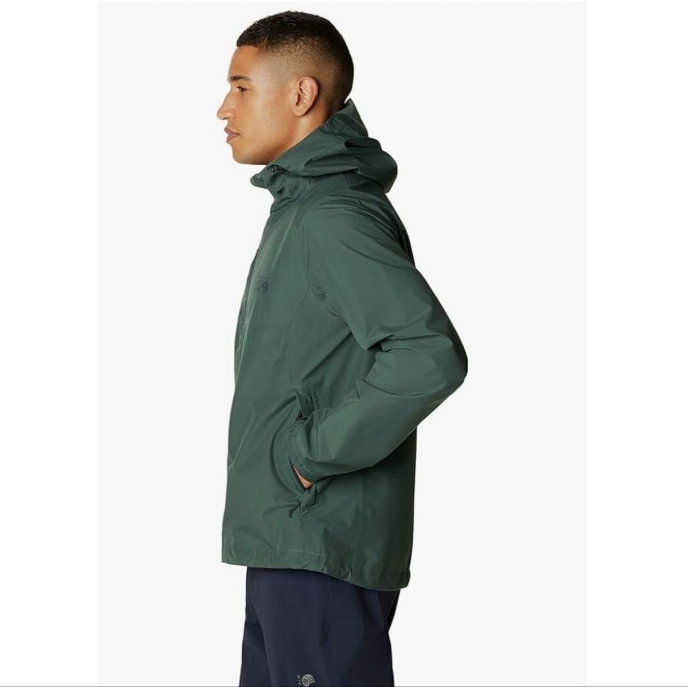 New Hawke & Co Forest Green Windbreaker Mens Size L